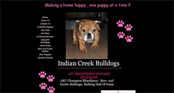 Desktop Screenshot of indiancreekbulldogs.webstarts.com