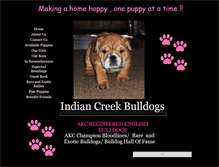 Tablet Screenshot of indiancreekbulldogs.webstarts.com