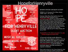 Tablet Screenshot of hopeforhenryville.webstarts.com