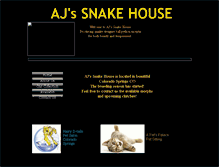 Tablet Screenshot of ajssnakehouse.webstarts.com