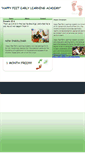 Mobile Screenshot of happyfeetearlylearning.webstarts.com