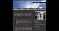 Desktop Screenshot of angelmessages.webstarts.com