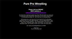 Desktop Screenshot of ppwrestling.webstarts.com
