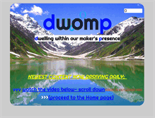 Tablet Screenshot of dwomp.webstarts.com