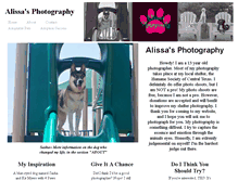 Tablet Screenshot of alissas-photography.webstarts.com
