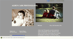Desktop Screenshot of aldencadephotography.webstarts.com