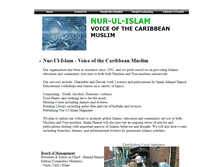 Tablet Screenshot of nur-ul-islam.webstarts.com