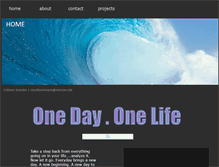 Tablet Screenshot of oneday-onelife.webstarts.com