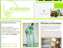 Tablet Screenshot of greeniquehatsandaccessories.webstarts.com