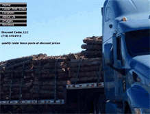 Tablet Screenshot of cedarposts.webstarts.com