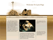 Tablet Screenshot of lynspugs.webstarts.com