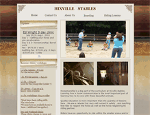 Tablet Screenshot of hixvillestables.webstarts.com