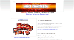 Desktop Screenshot of fullthrottlefatlossreview.webstarts.com