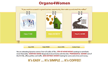 Tablet Screenshot of organo4women.webstarts.com