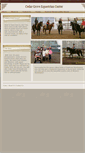Mobile Screenshot of cedargrovehorse.webstarts.com