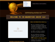 Tablet Screenshot of cn-marketingroup.webstarts.com
