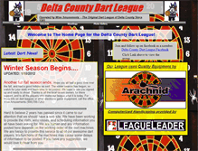 Tablet Screenshot of deltacountydarts.webstarts.com