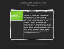 Tablet Screenshot of number1tutor.webstarts.com