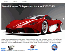 Tablet Screenshot of globalsuccessclub.webstarts.com