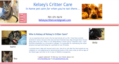 Desktop Screenshot of kelseyscrittercare.webstarts.com