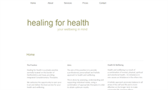 Desktop Screenshot of healingforhealth.webstarts.com