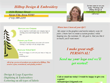 Tablet Screenshot of hilltopdesign.webstarts.com
