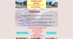 Desktop Screenshot of northgatemotel.webstarts.com