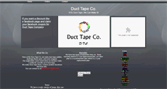 Desktop Screenshot of ducttapecompany.webstarts.com