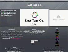 Tablet Screenshot of ducttapecompany.webstarts.com