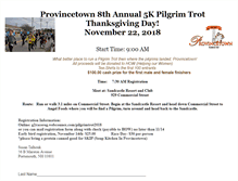 Tablet Screenshot of pilgrimtrot.webstarts.com