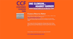 Desktop Screenshot of clemsondeservesbetter.webstarts.com