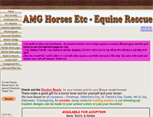 Tablet Screenshot of amghorsesetc.webstarts.com