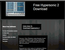 Tablet Screenshot of freehypersonic2.webstarts.com