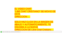 Desktop Screenshot of libre-chat-cristiano-talk.webstarts.com