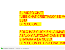 Tablet Screenshot of libre-chat-cristiano-talk.webstarts.com