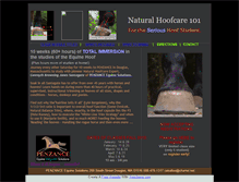 Tablet Screenshot of naturalhoofcare101.webstarts.com