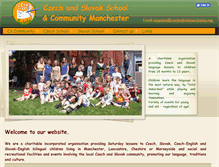 Tablet Screenshot of czech-school-mcr.webstarts.com