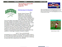 Tablet Screenshot of bantamselects.webstarts.com