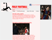 Tablet Screenshot of fullyfootball.webstarts.com