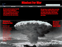 Tablet Screenshot of mindsetforwar.webstarts.com