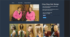 Desktop Screenshot of chopshophairdesign.webstarts.com