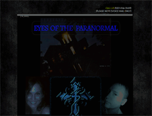 Tablet Screenshot of eyesoftheparanormal.webstarts.com