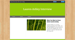Desktop Screenshot of laurenashleymusic.webstarts.com