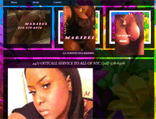 Tablet Screenshot of maribel-la-mami.webstarts.com