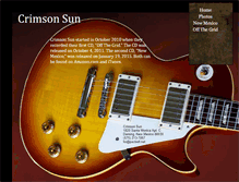 Tablet Screenshot of crimsonsun.webstarts.com