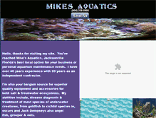 Tablet Screenshot of mikesaquatics.webstarts.com