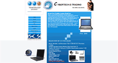 Desktop Screenshot of cybertechetrading.webstarts.com