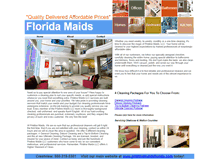 Tablet Screenshot of floridamaids.webstarts.com