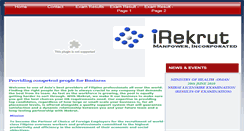 Desktop Screenshot of irekrutmanpower.webstarts.com