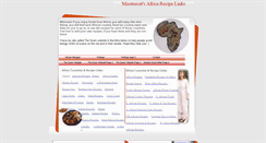 Desktop Screenshot of missteecatsafricarecipes.webstarts.com